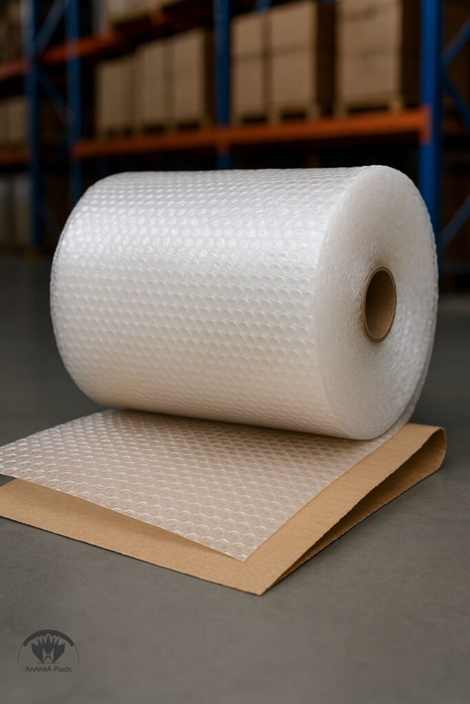 انواع نایلون حبابدار لمینه‌شده با کرافت و فوم