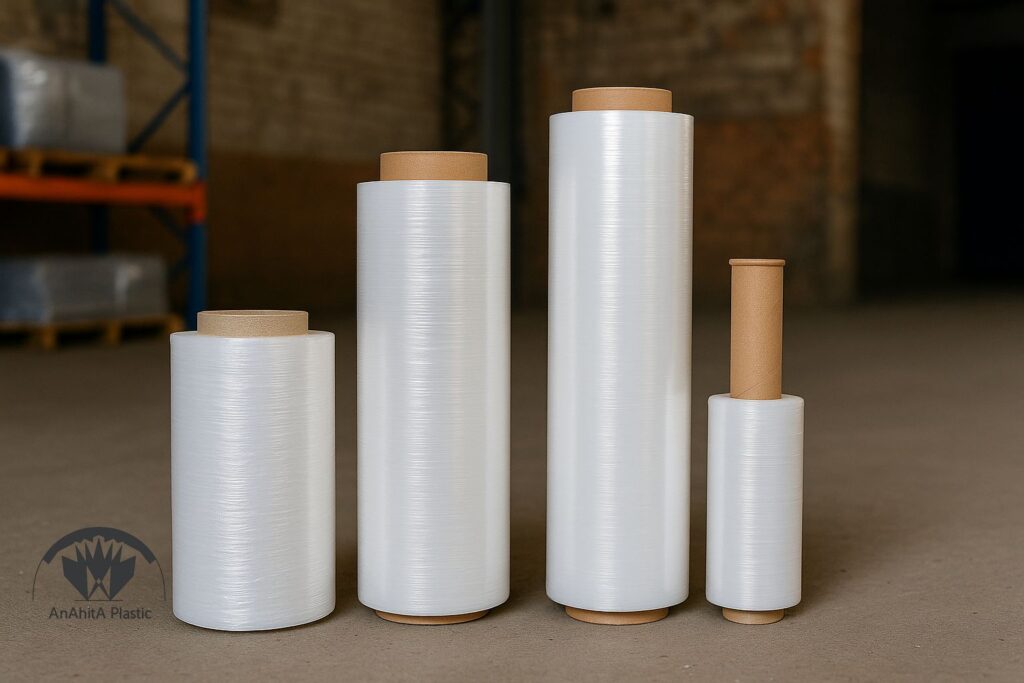 دستی، ماشینی، پری استرچ و مینی استرچ در یک قاب آموزشی ایران گونه