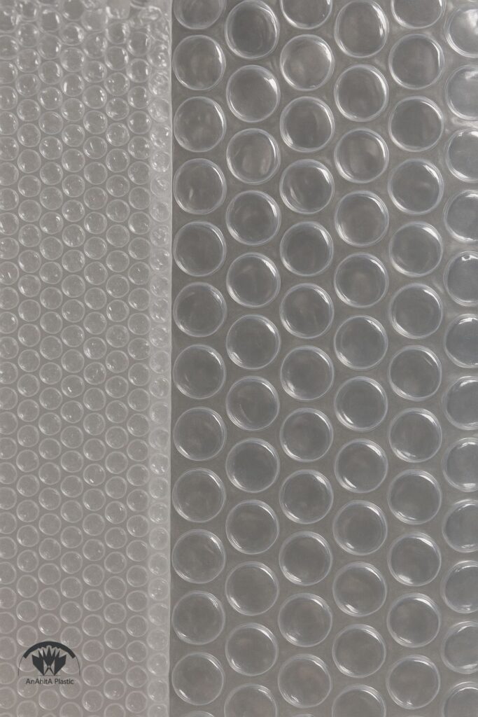 کلوزاپ اندازه حباب ریز، متوسط و درشت روی نمونه های تست