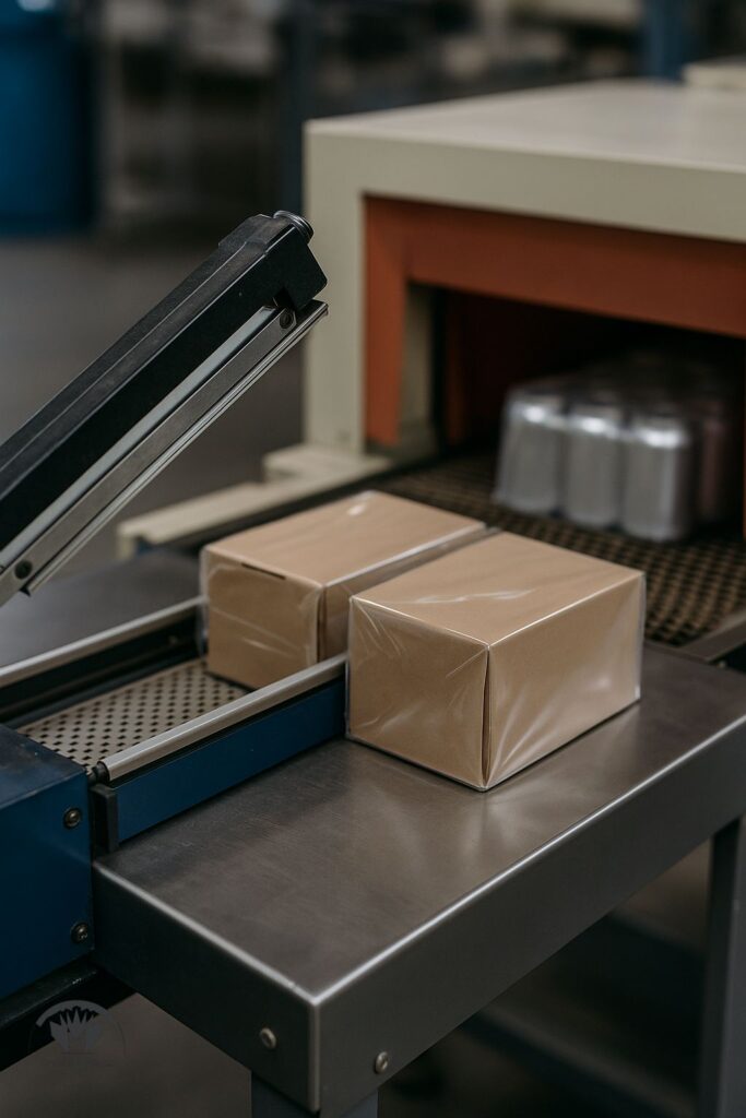 دوخت L و اسلیو در شیرینگ حرارتی؛ آماده ورود به تونل