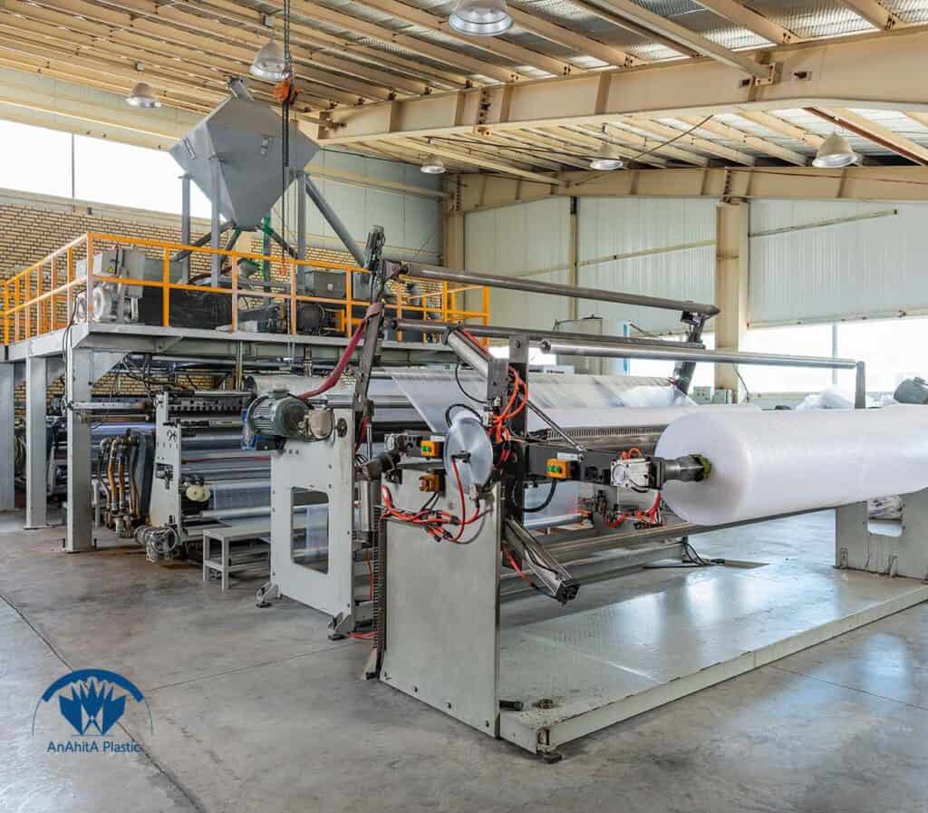 دستگاه تولید نایلون حباب دار